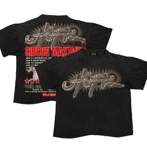 Travis Scott Black Circus Maximus Graphic T-Shirt New